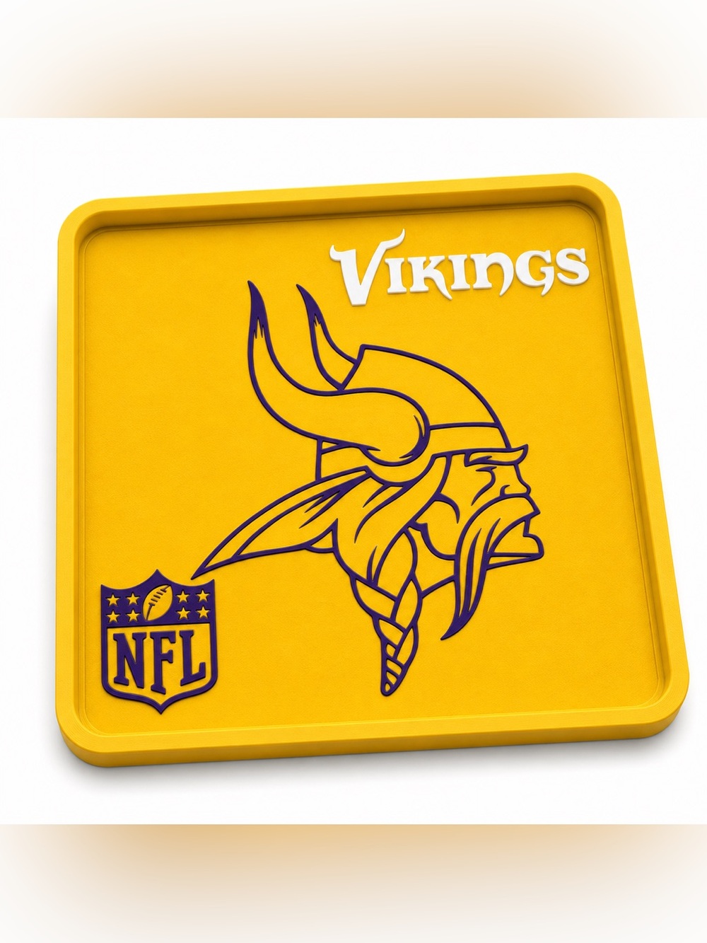 Minnesota Vikings NFL Pocket Dump Tray - For Keys, Wallet, Money, Etc